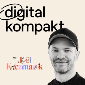Digital Kompakt Podcast Cover. Der Podcast wurde produziert von media.winter - deiner Podcast Produktion aus Berlin