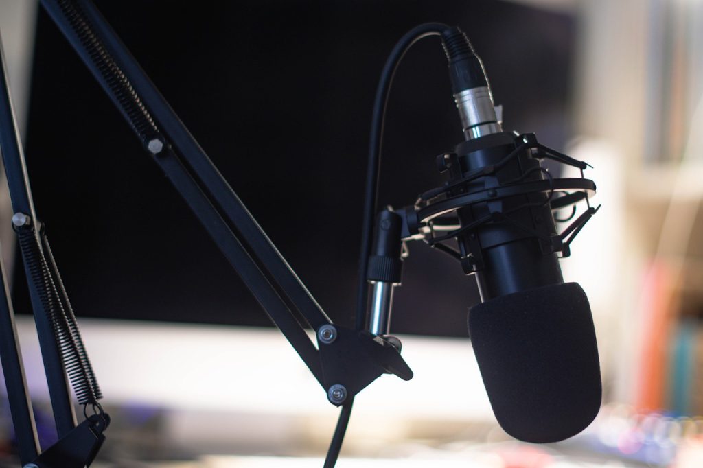 Bild eines Mikrofons aus dem Podcast Studio media.winter - deiner Podcast Produktion aus Berlin