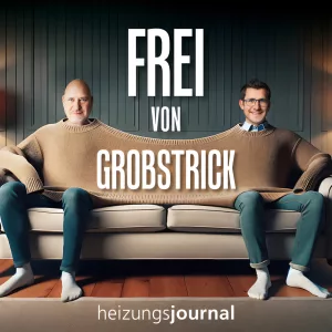 Cover des Frei von Grobstrick Podcast. Der Podcast wurde produziert von media.winter - deiner Podcast Produktion aus Berlin