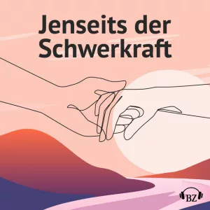 Cover des Podcasts "Jenseits der Schwerkraft". Der Podcast wurde produziert von media.winter - deiner Podcast Produktion aus Berlin